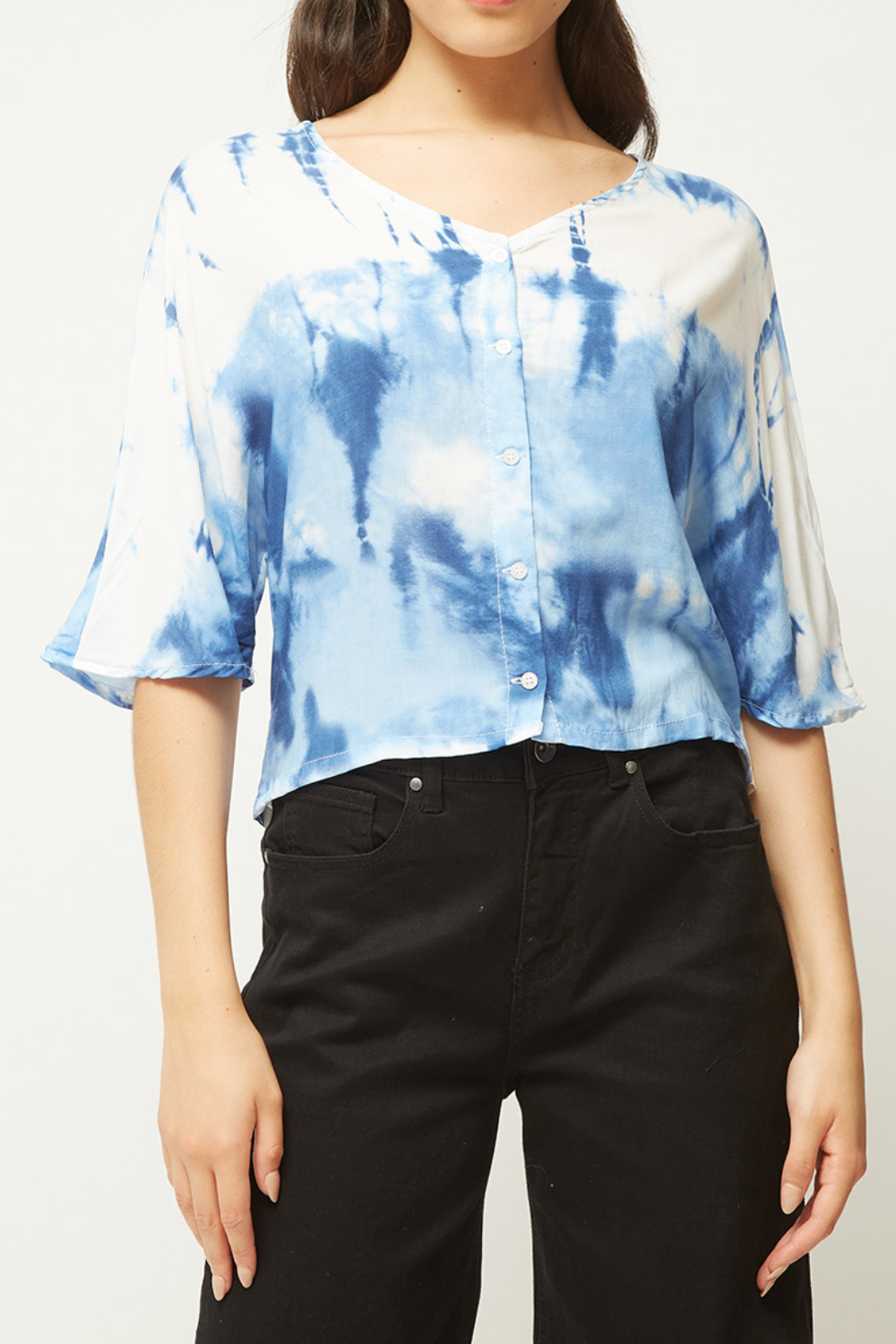 Blusa Viscosa Mujer Tie Dye Wild Lama