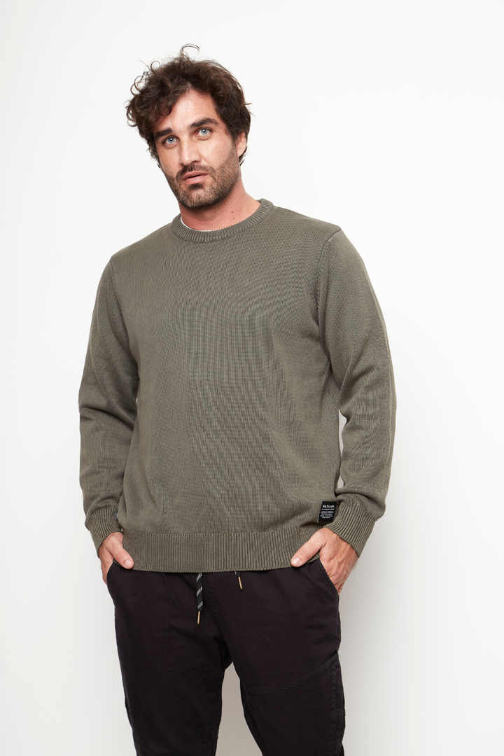 Sweater Rob Orgánico Gris Hombre