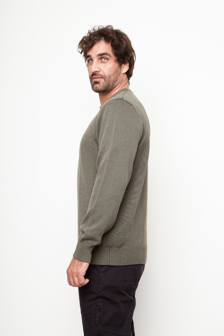 Sweater Rob Orgánico Gris Hombre