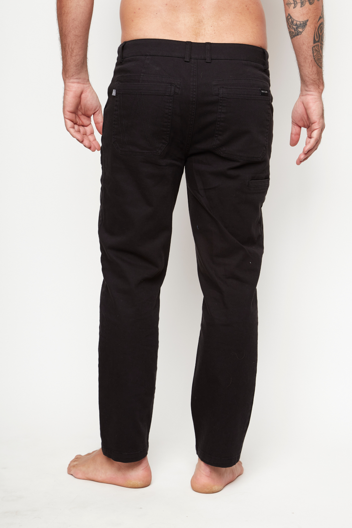 Pantalón Gres Orgánico Negro Hombre