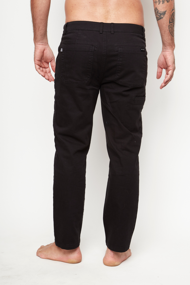 Pantalón Rea Orgánico Negro Hombre