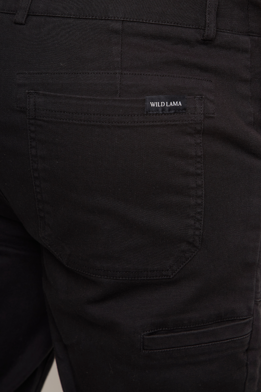 Pantalón Gres Orgánico Negro Hombre