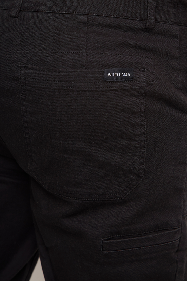 Pantalón Gres Orgánico Negro Hombre