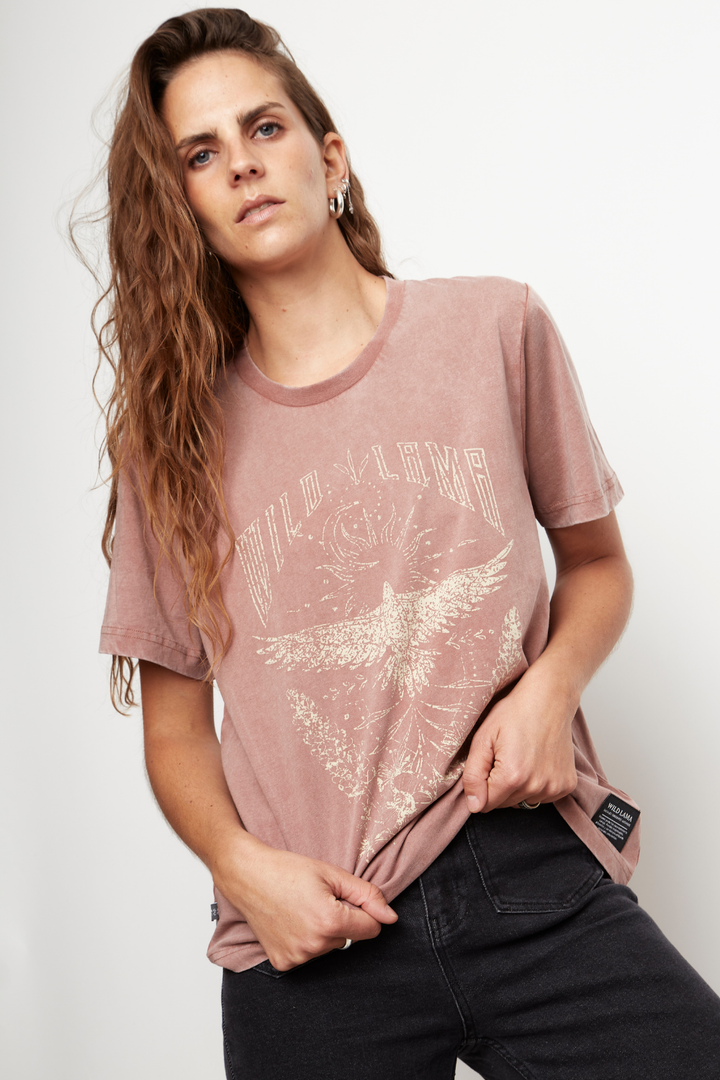 Polera Genovesa Orgánica Terracota Mujer