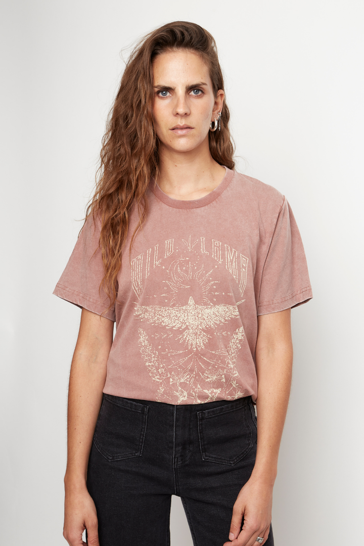 Polera Genovesa Orgánica Terracota Mujer