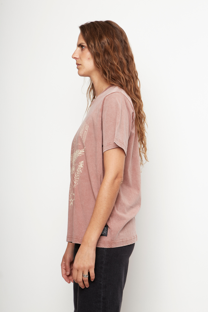 Polera Genovesa Orgánica Terracota Mujer