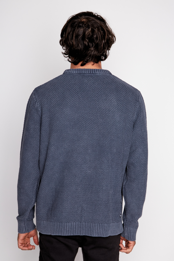 Sweater Rau Orgánico Azul Hombre