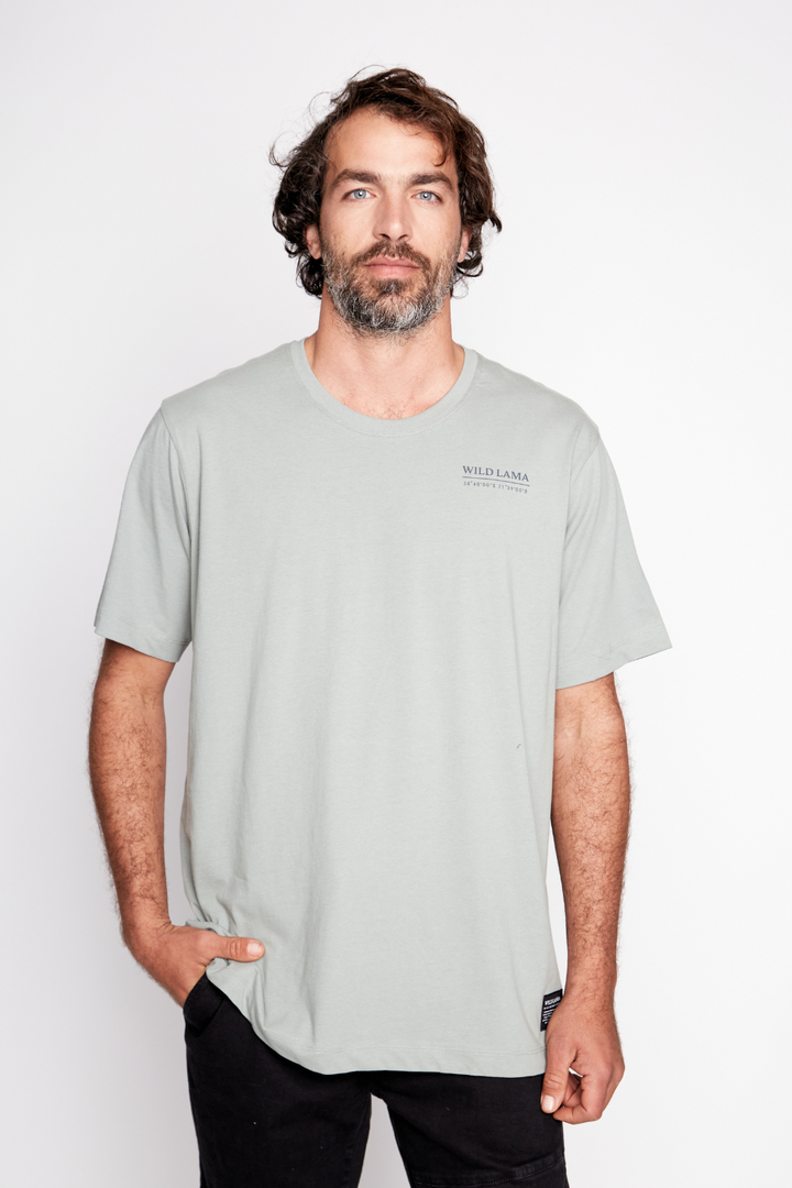 Polera Vetiver Orgánica Verde Hombre