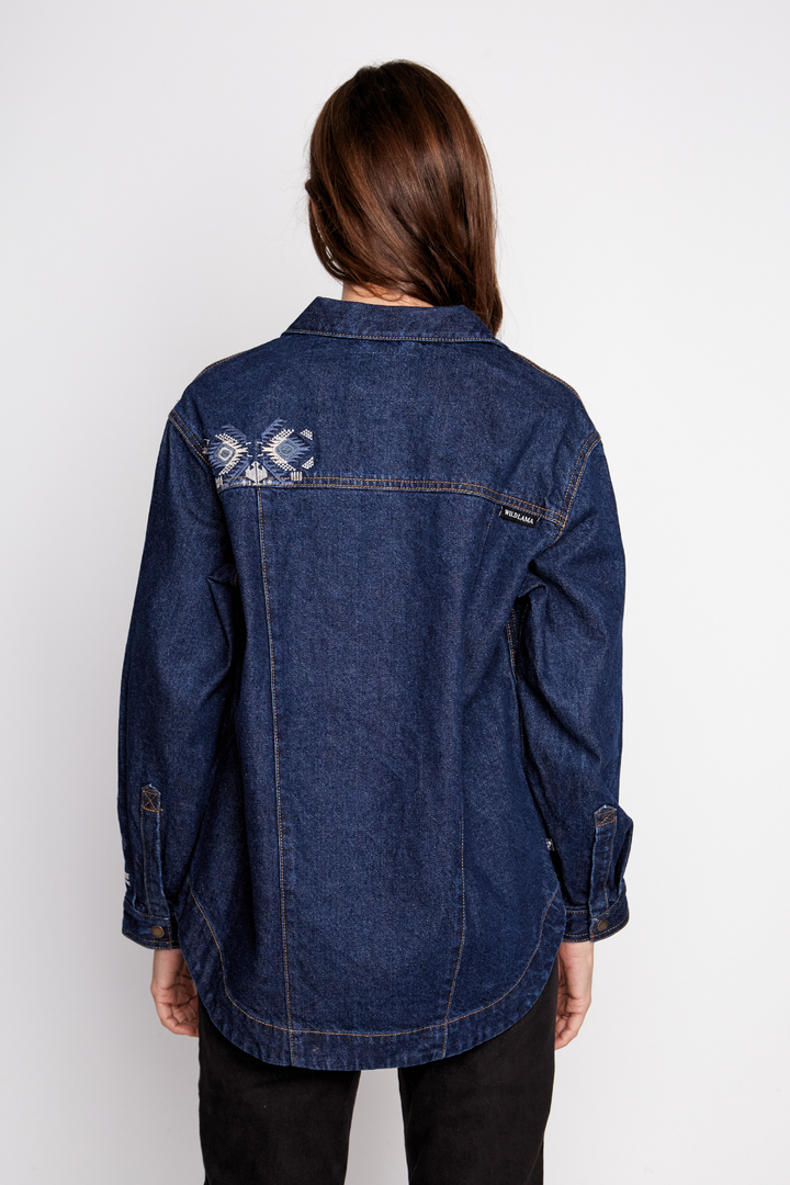 Chaqueta Armina Orgánica Blue Denim Mujer