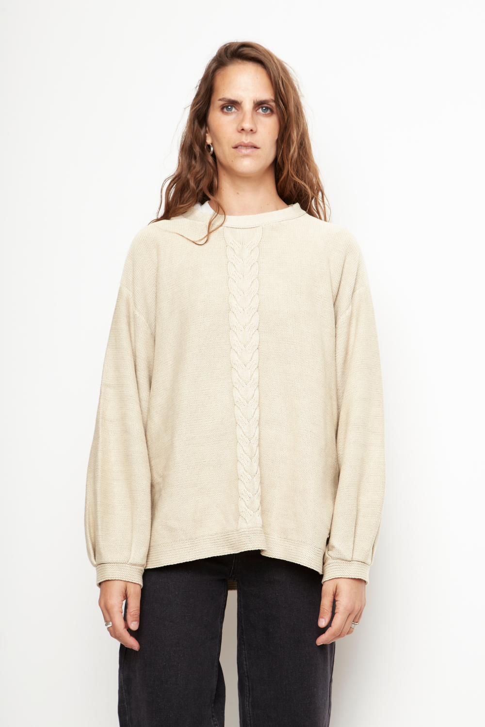 Sweater Noir Orgánico Beige Mujer