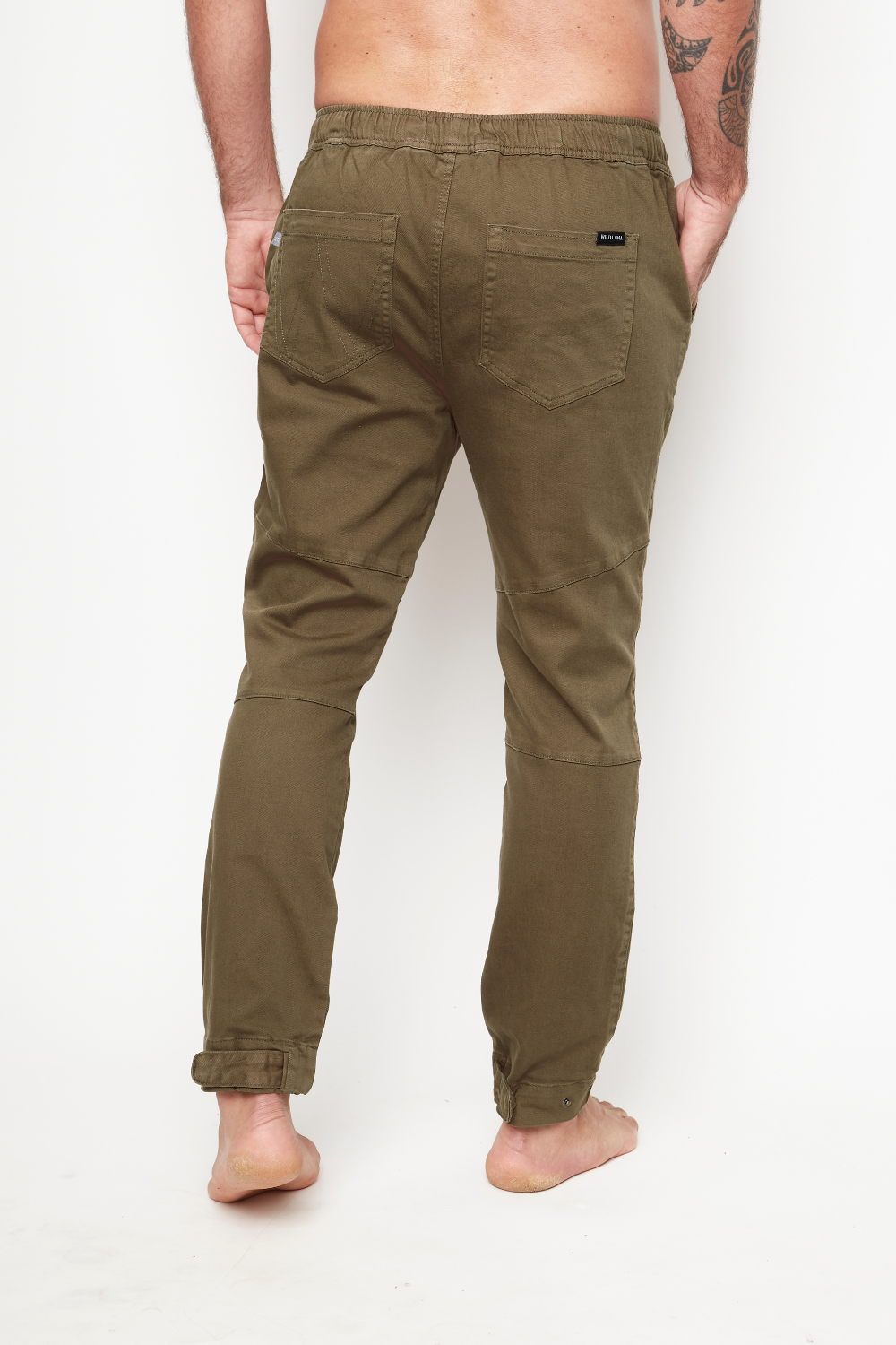 Pantalón Gres Orgánico Verde Hombre