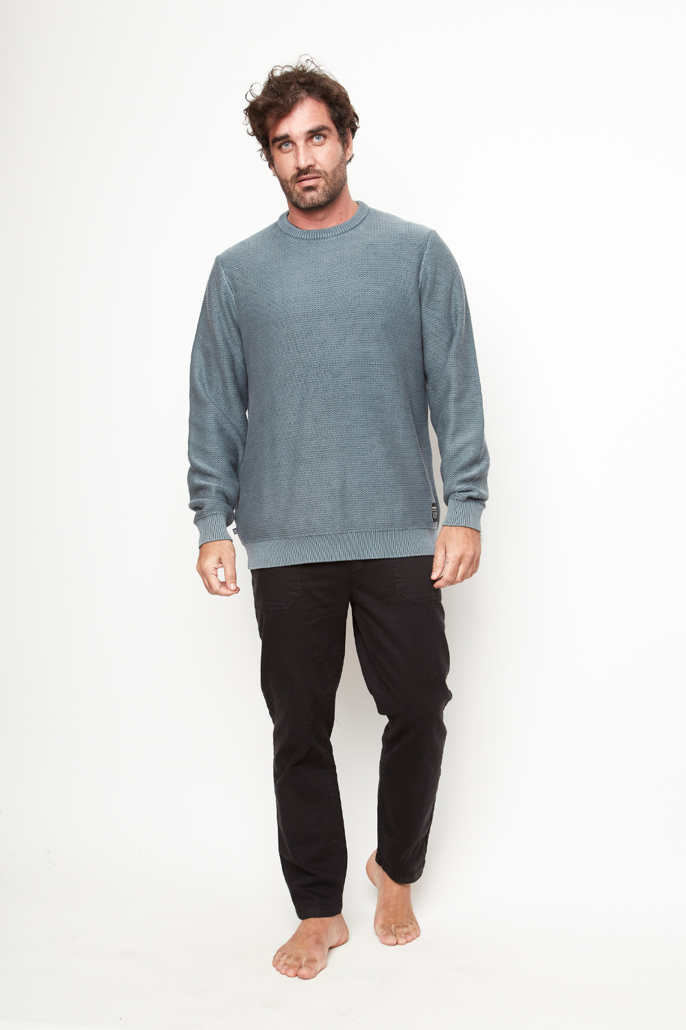 Sweater Rob Orgánico Gris Hombre