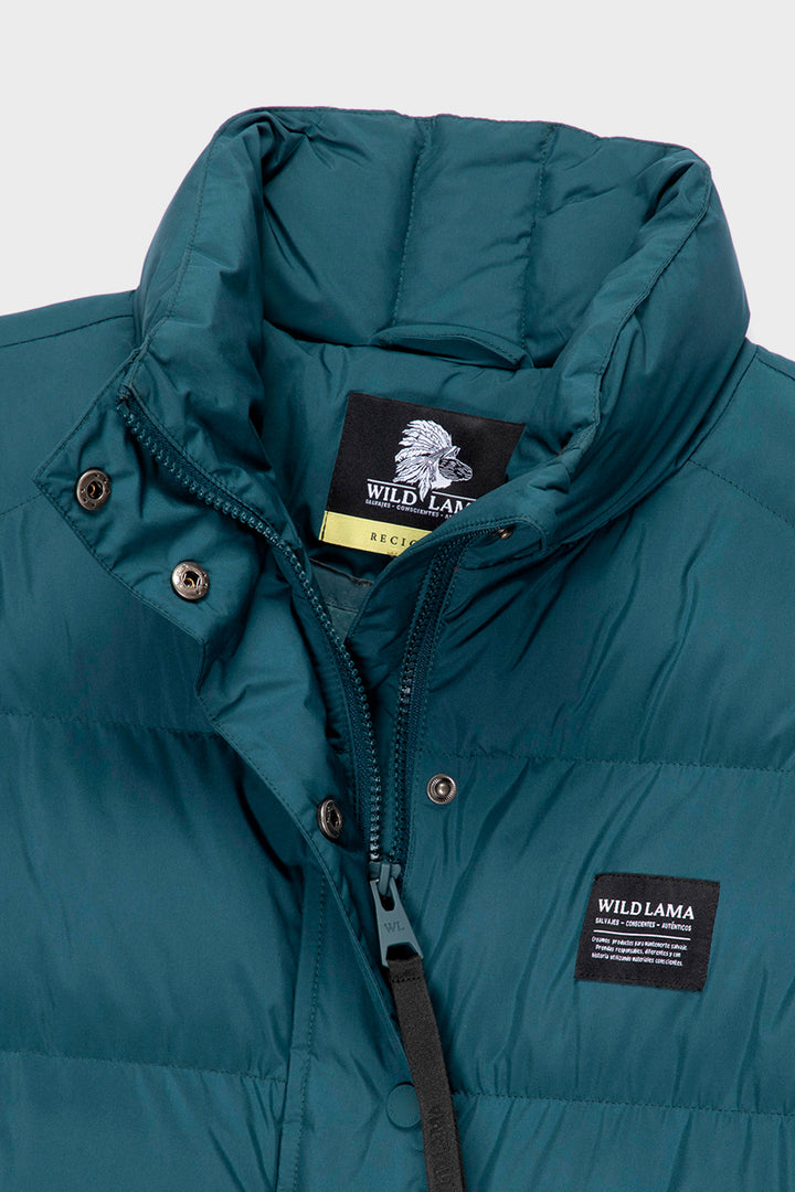 Parka Essential Puffa Reciclada Petróleo Mujer