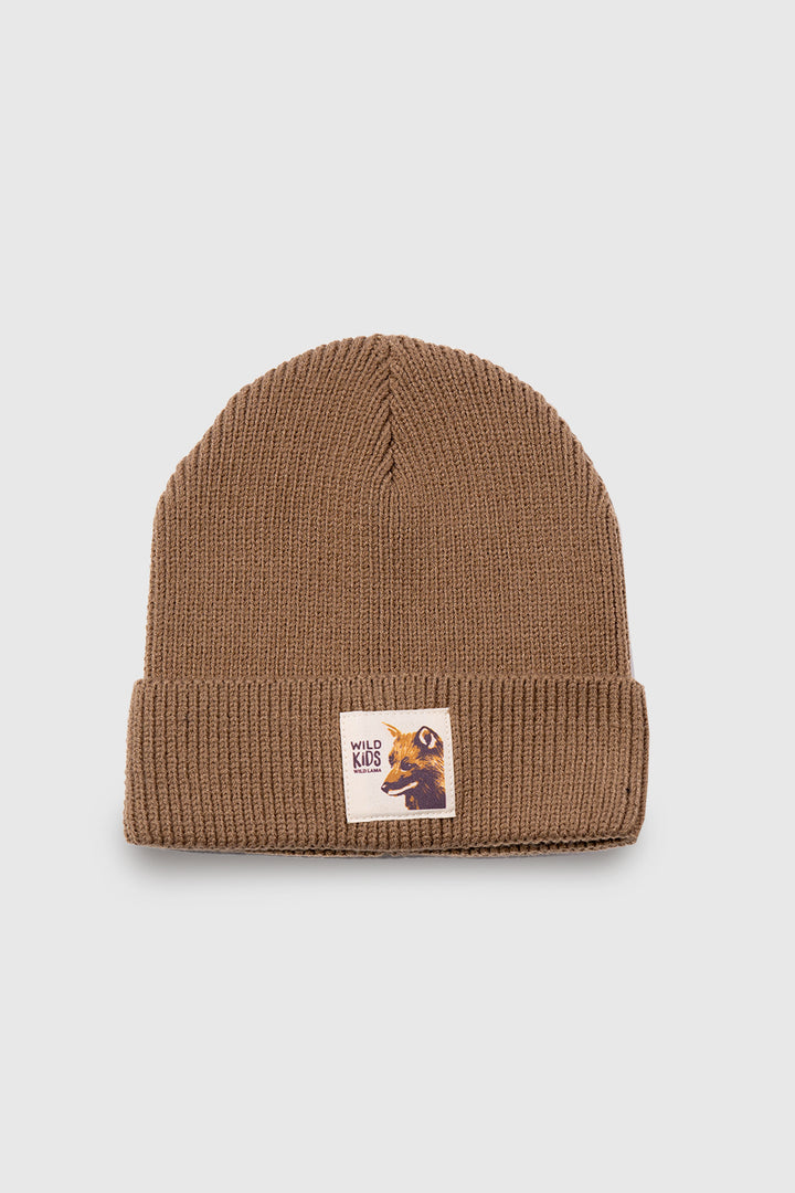 Gorro Neve Con Causa Reciclado Mostaza Kids