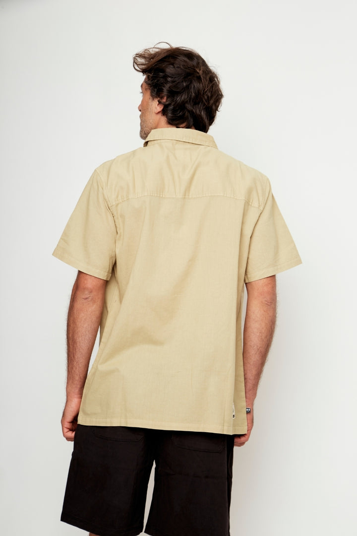 Camisa Camu Orgánica Camel Hombre