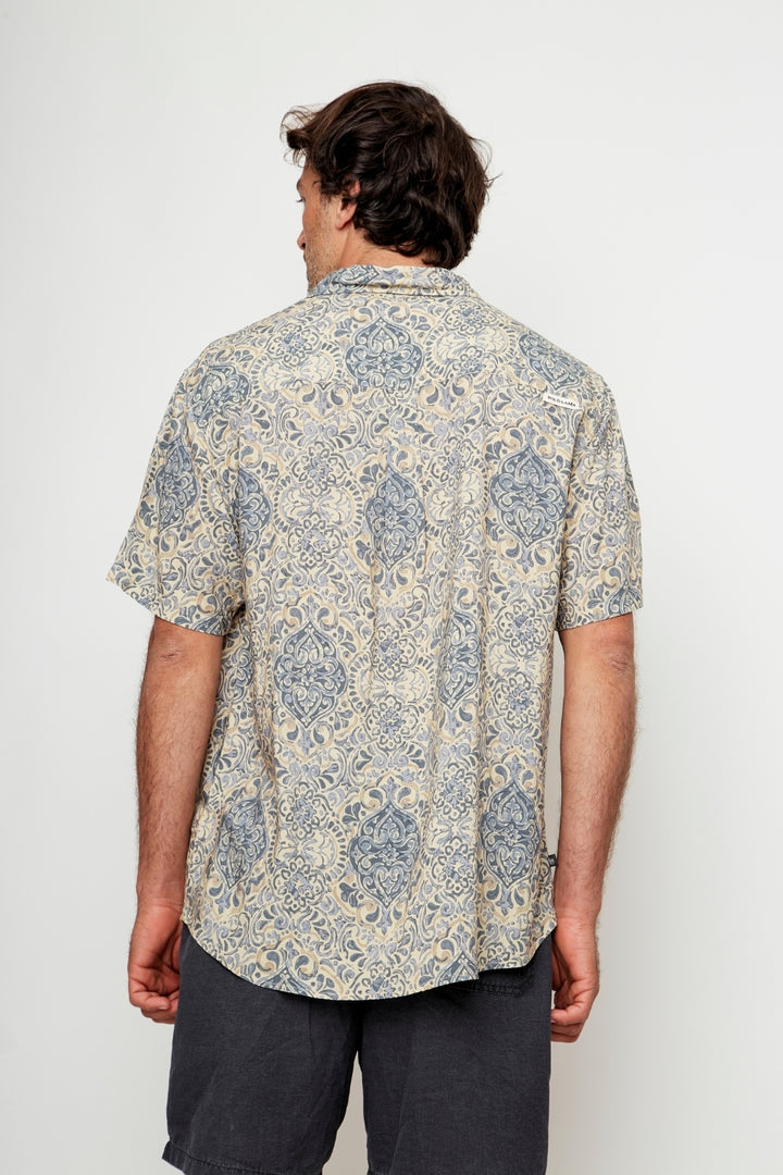 Guayabera Mero Boho Crudo Hombre ECOVERO™