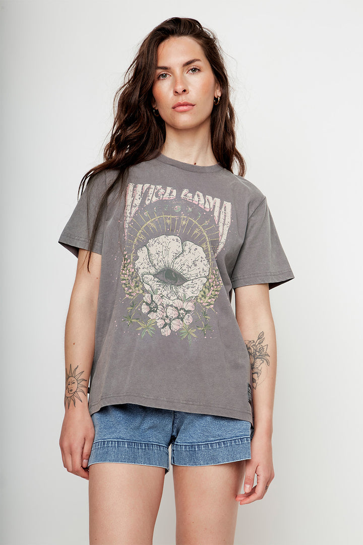 Polera Genovesa Orgánica Gris Mujer