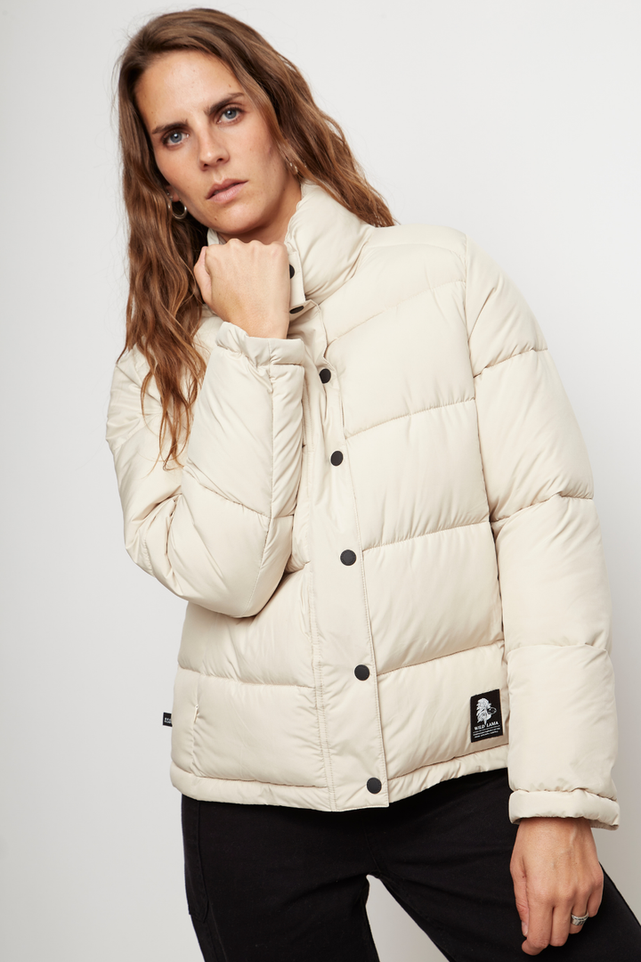 Parka Essential Reciclada Beige Mujer