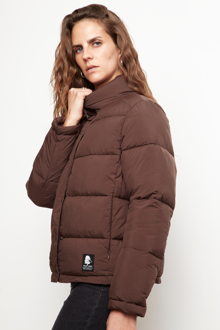 Parka Essential Reciclada Café Mujer