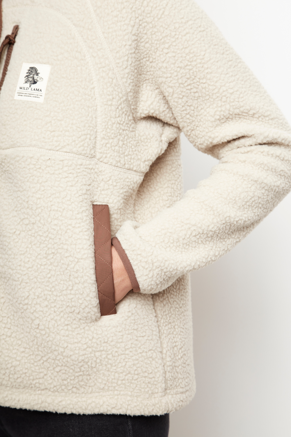 Polar Gael Reciclado Beige Mujer