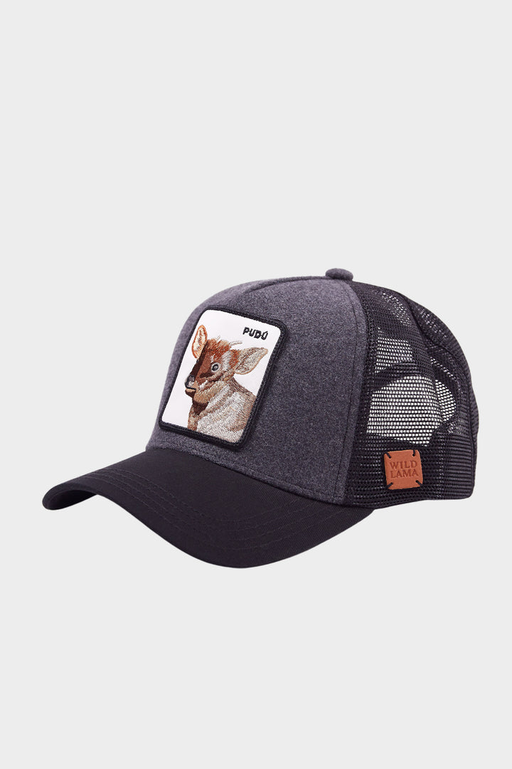 Jockey Animal Trucker Pudú Gris | Wild Lama