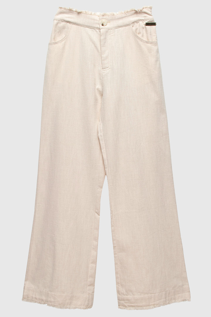 Pantalón Esme Orgánico Beige Mujer