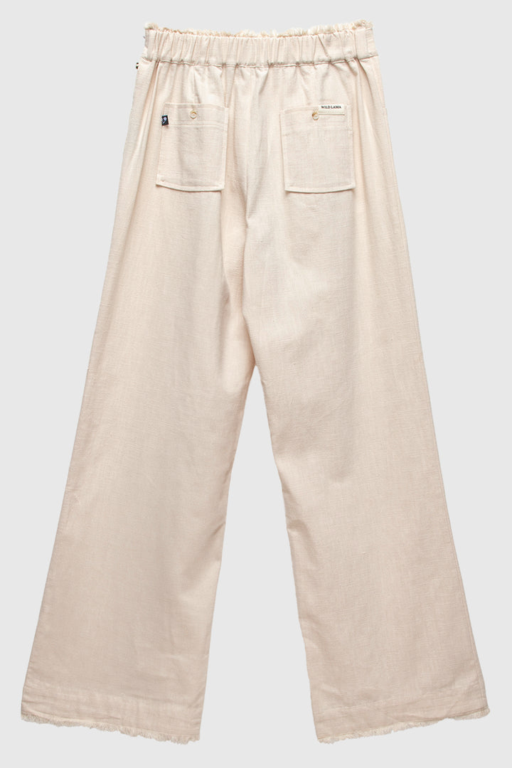 Pantalón Esme Orgánico Beige Mujer