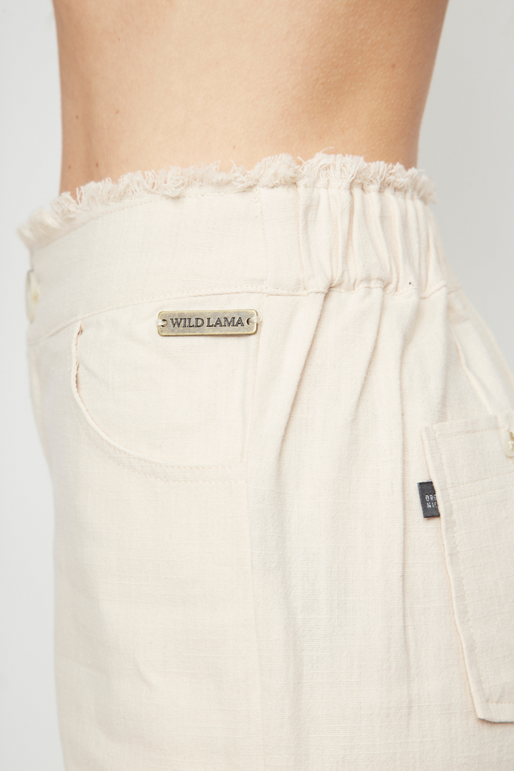 Pantalón Esme Orgánico Beige Mujer