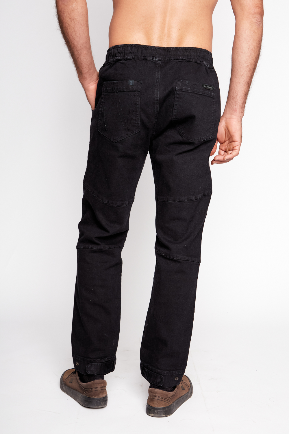 Pantalón Gres Orgánico Negro Hombre