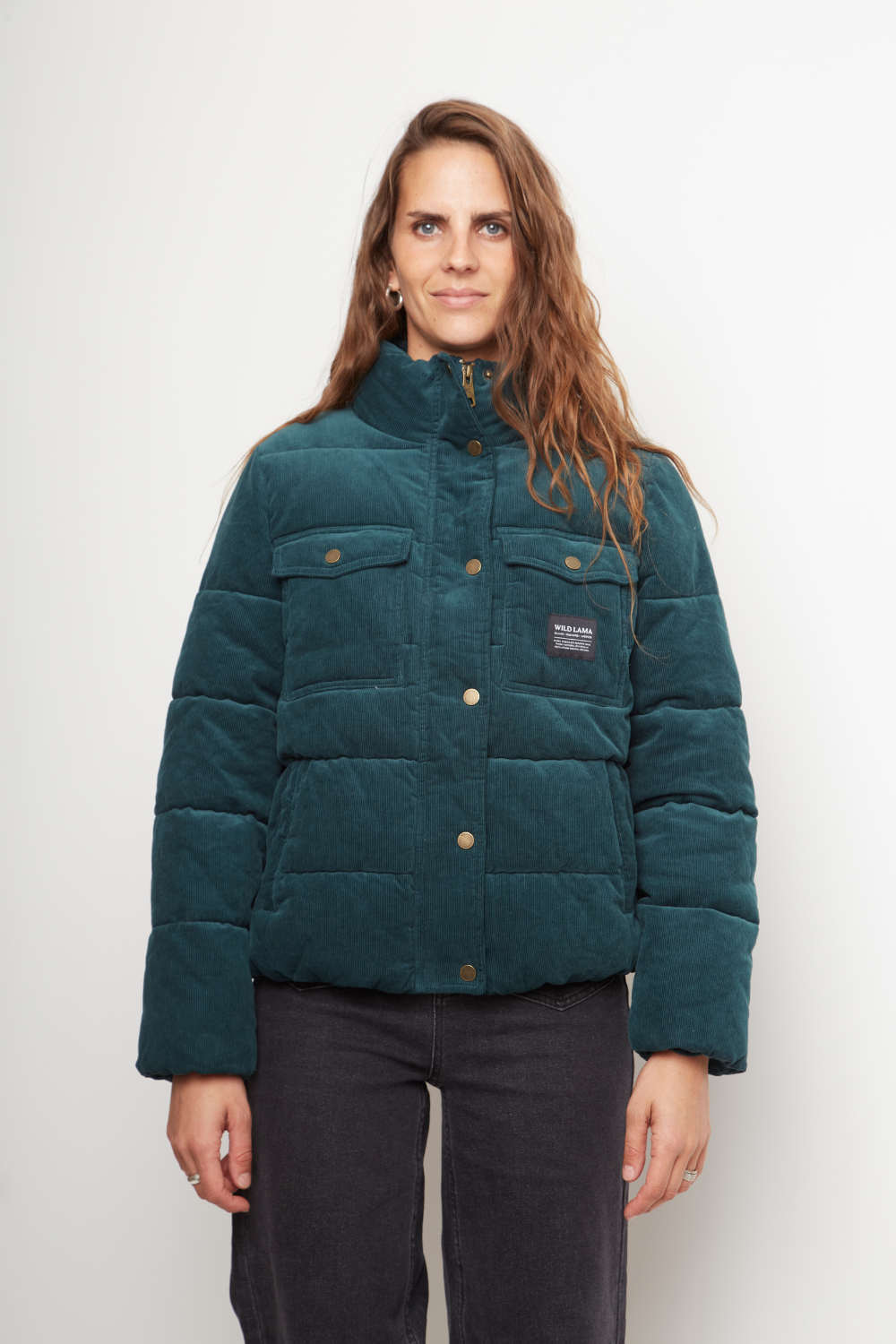 Parka Chic Puffa Orgánica Petróleo Mujer