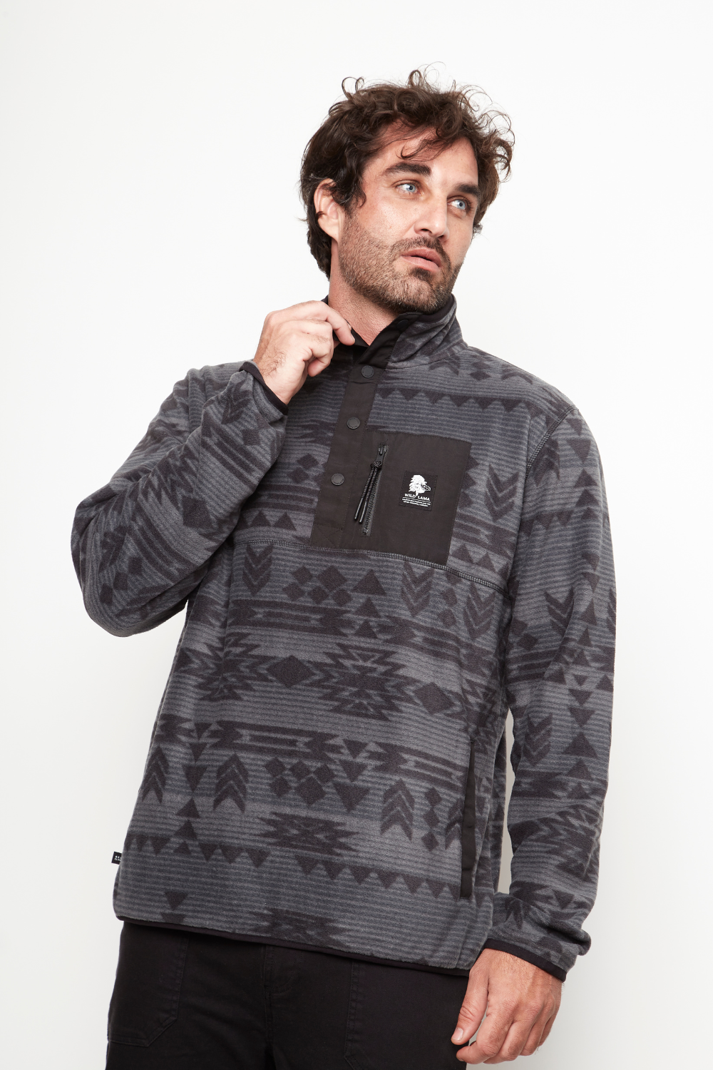 Polar Lava Reciclado Gris Print Hombre