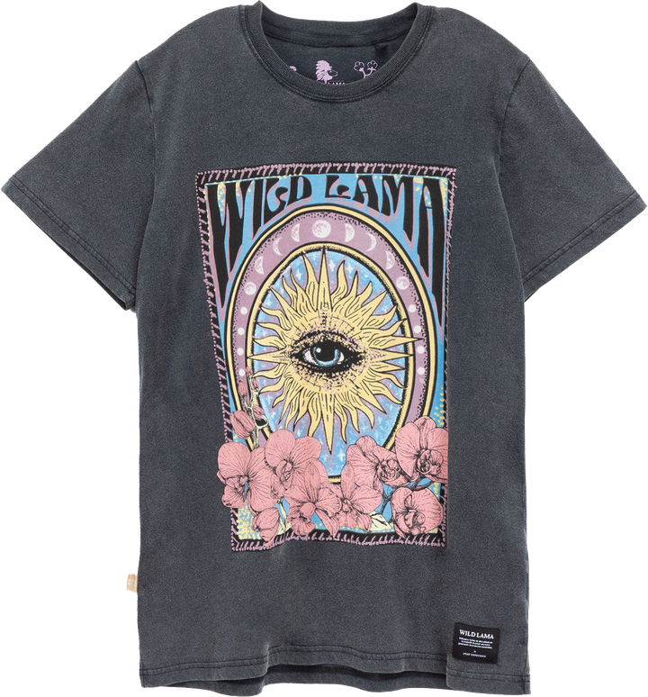 Polera Genovesa Orgánica Negra Sol Mujer