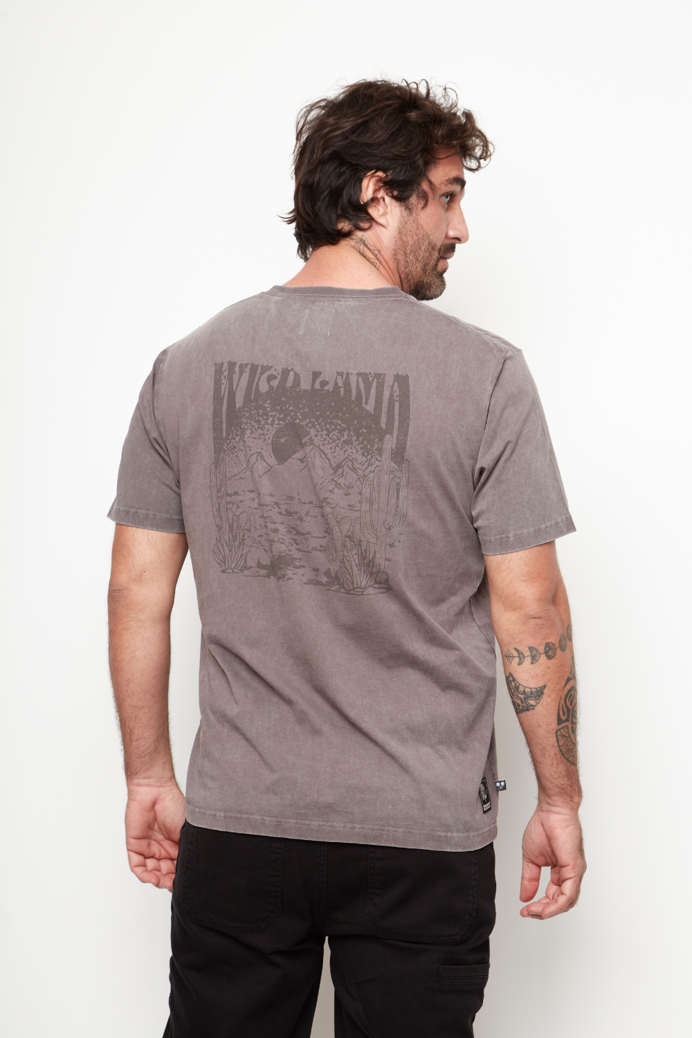 Polera Karu Orgánica Gris Hombre