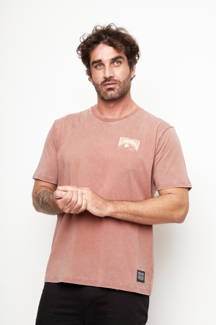 Polera Karu Orgánica Terracota Hombre