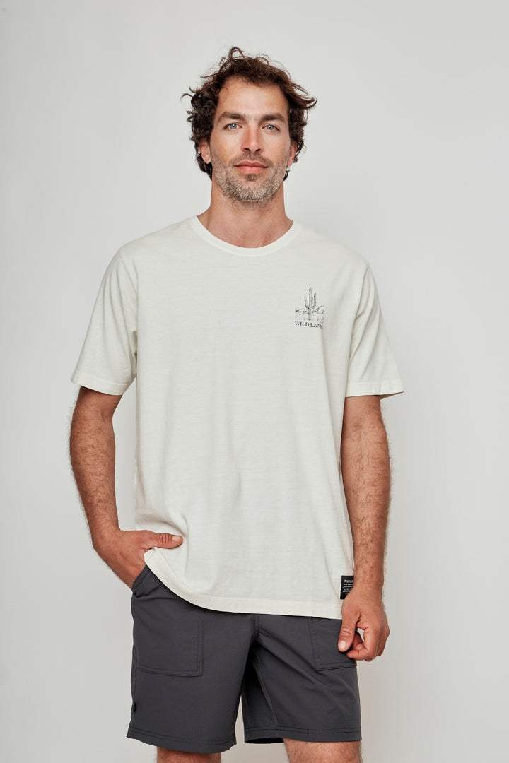 Polera Rolan Orgánica Blanco Hombre