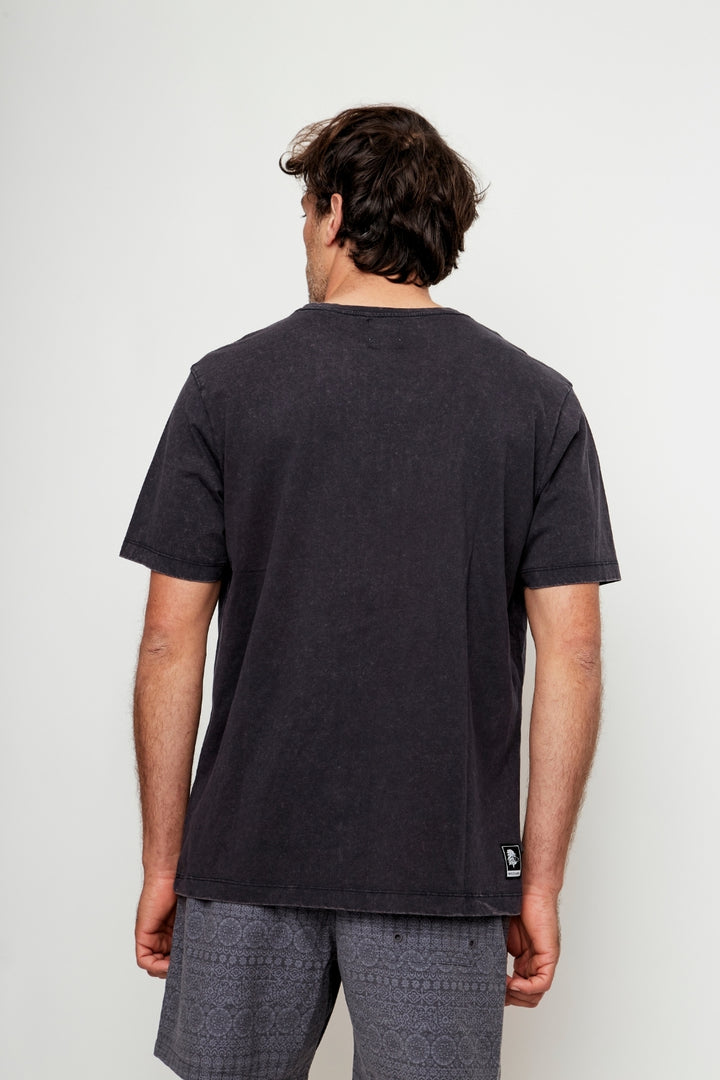 Polera Soles Orgánica Negro Hombre