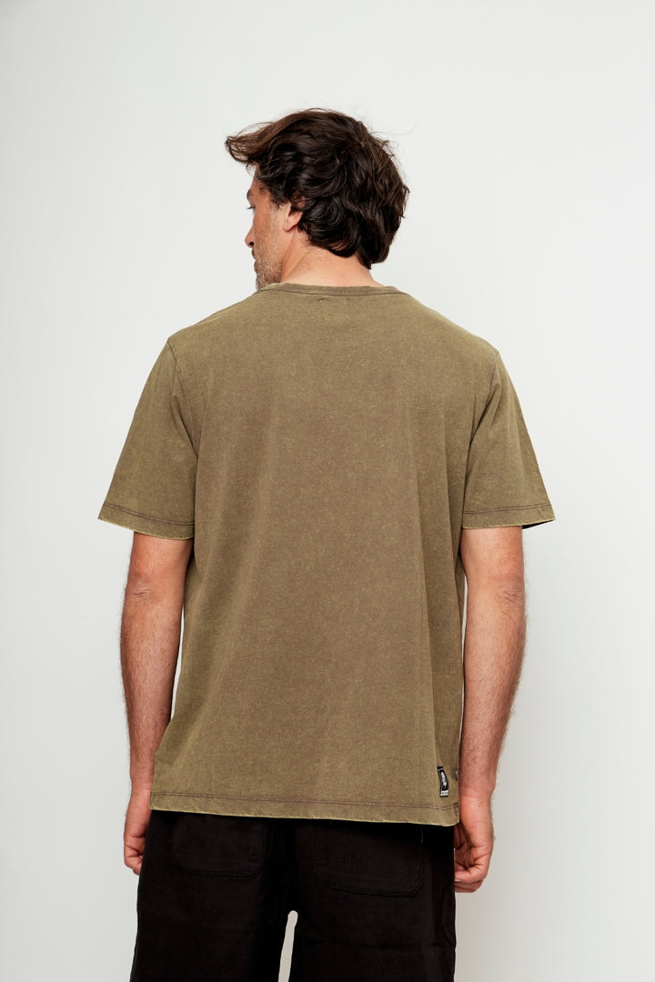 Polera Soles Orgánica Verde Hombre