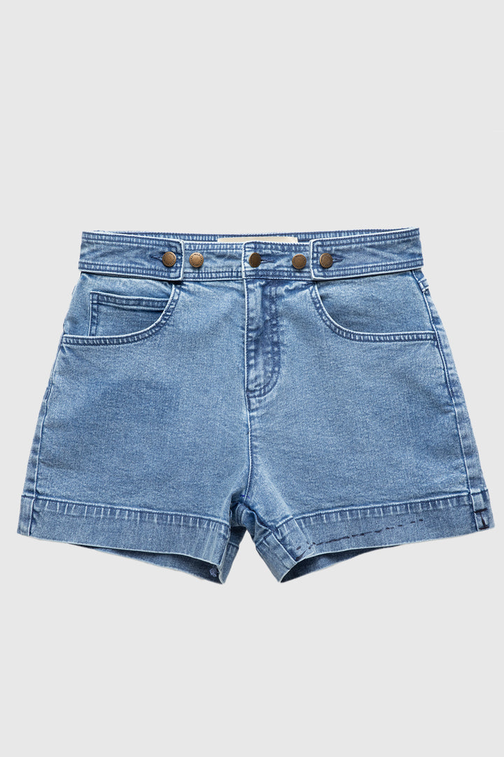 Short Noru Orgánico Denim Mujer