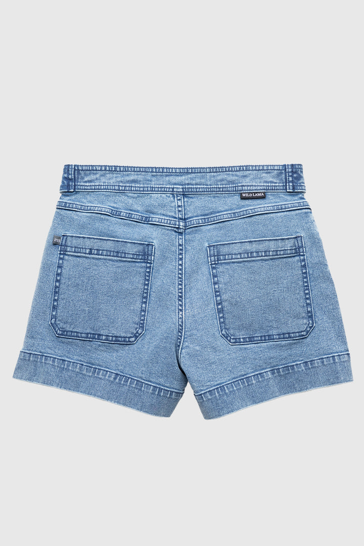 Short Noru Orgánico Denim Mujer