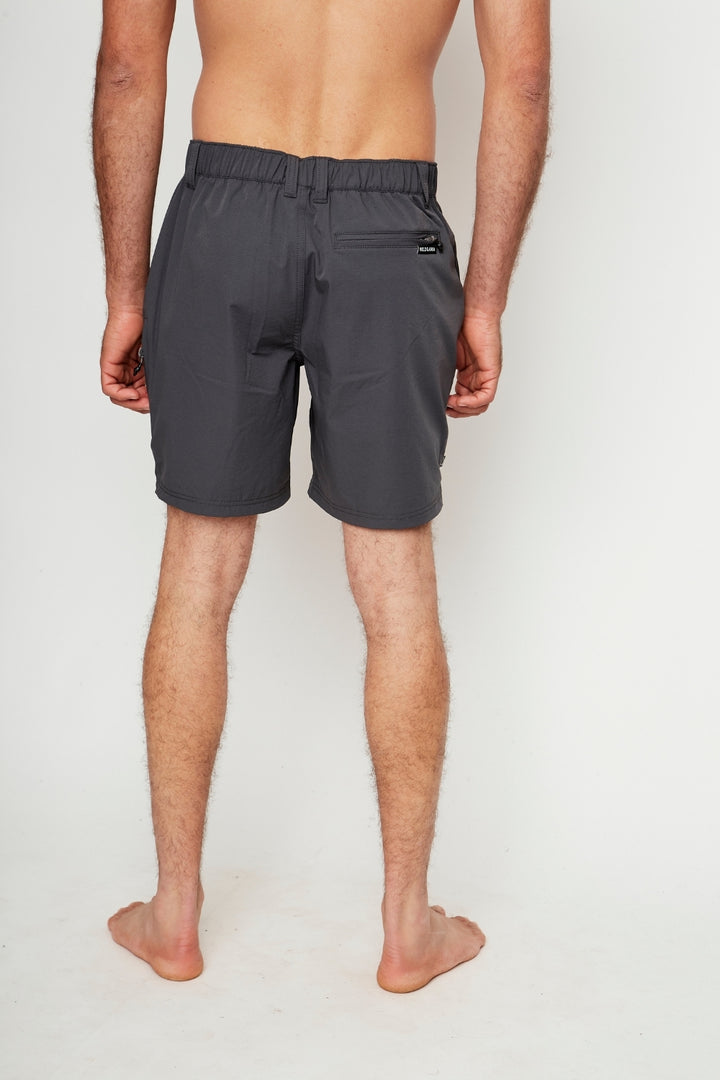 Short Ribo Reciclado Negro Hombre