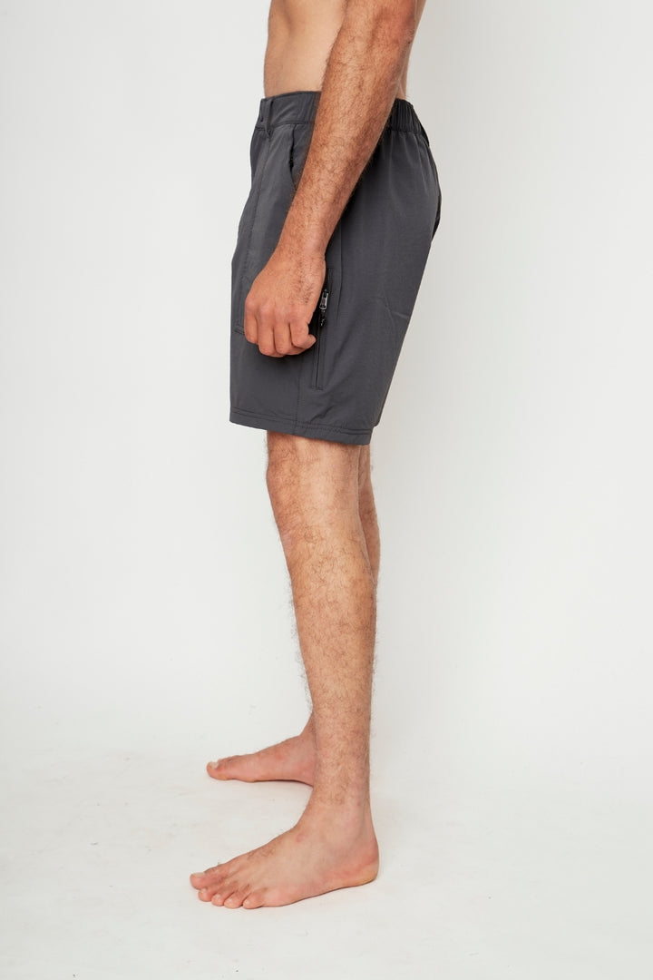 Short Ribo Reciclado Negro Hombre