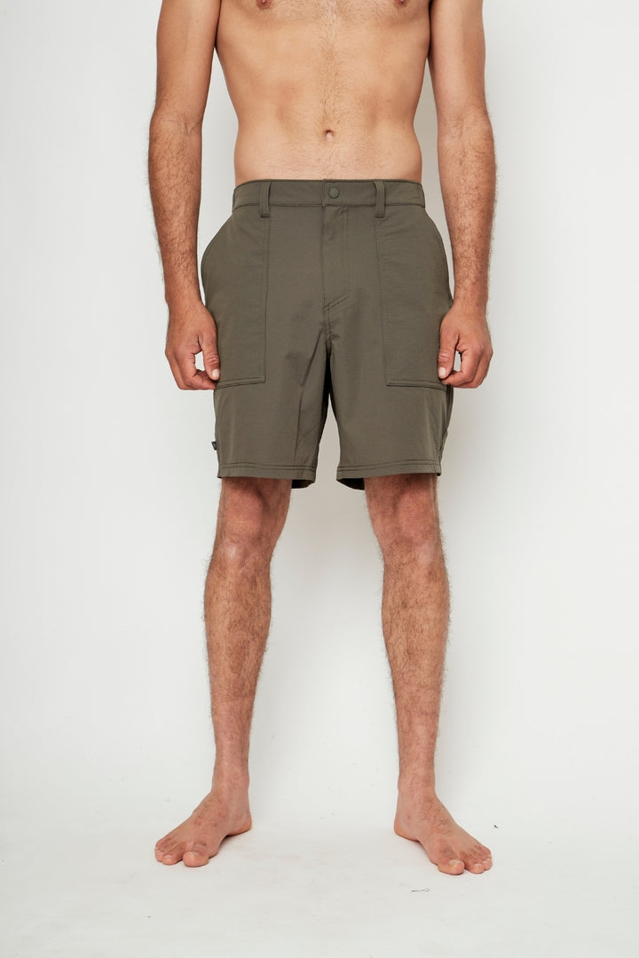 Short Ribo Reciclado Verde Hombre