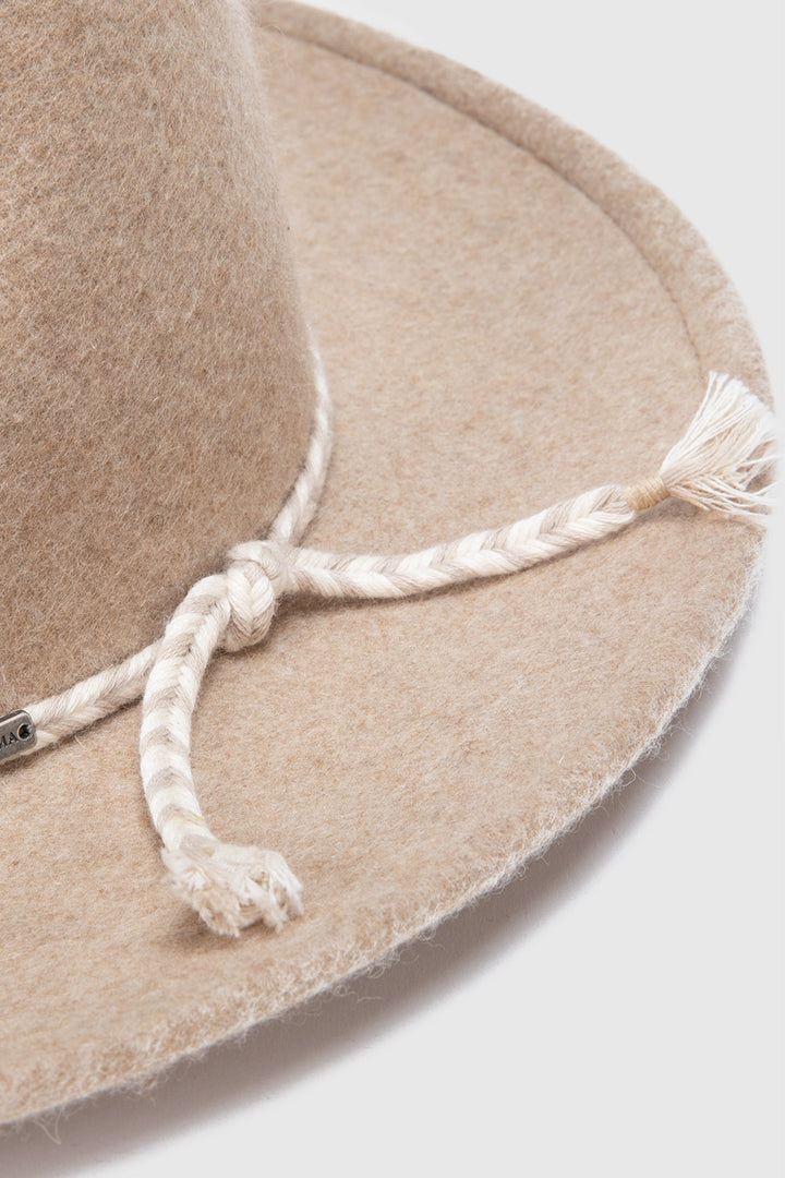 Sombrero Tilo Fibra de Origen Natural Beige