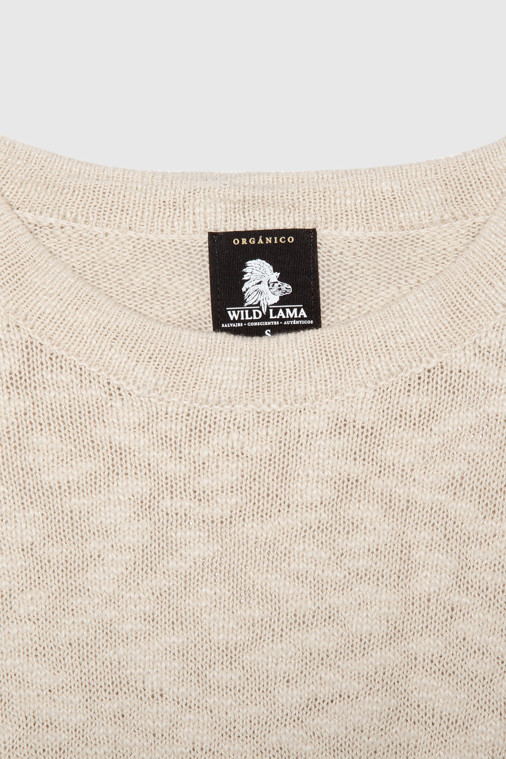 Sweater Uma Orgánico Beige Mujer