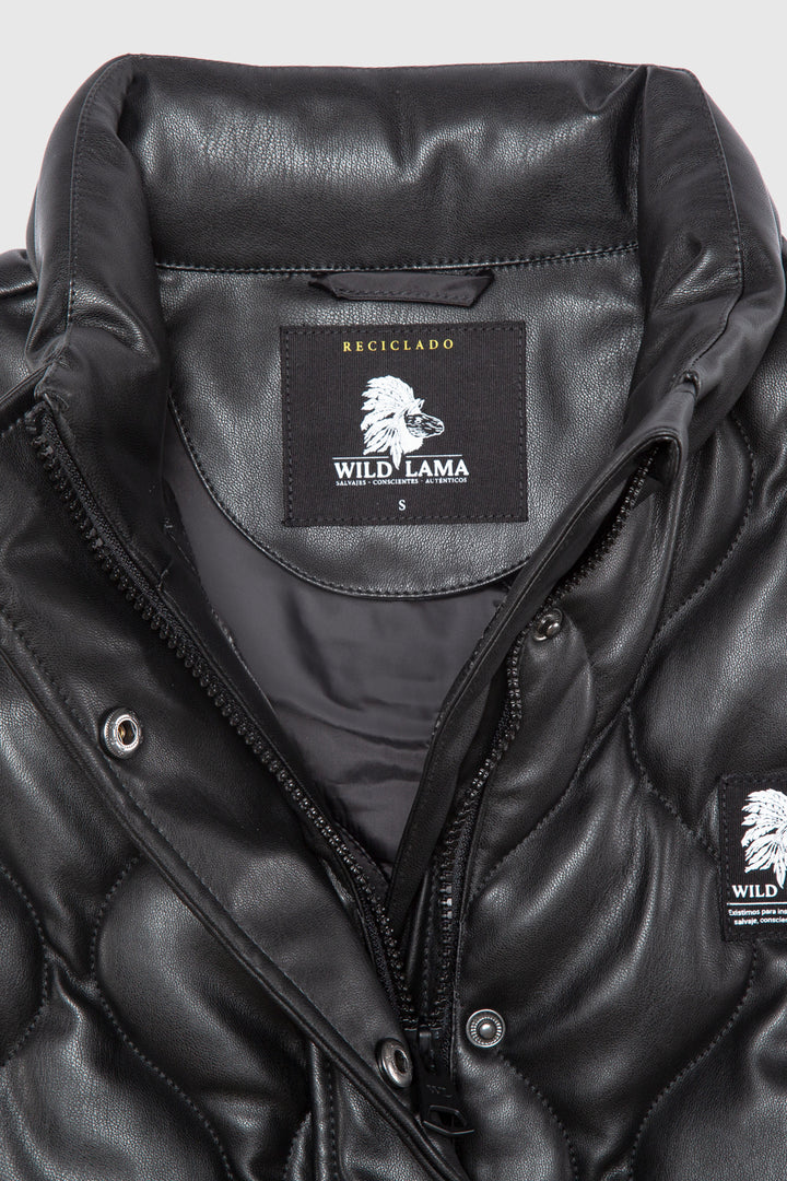 Parka Aines Reciclada Negro Mujer