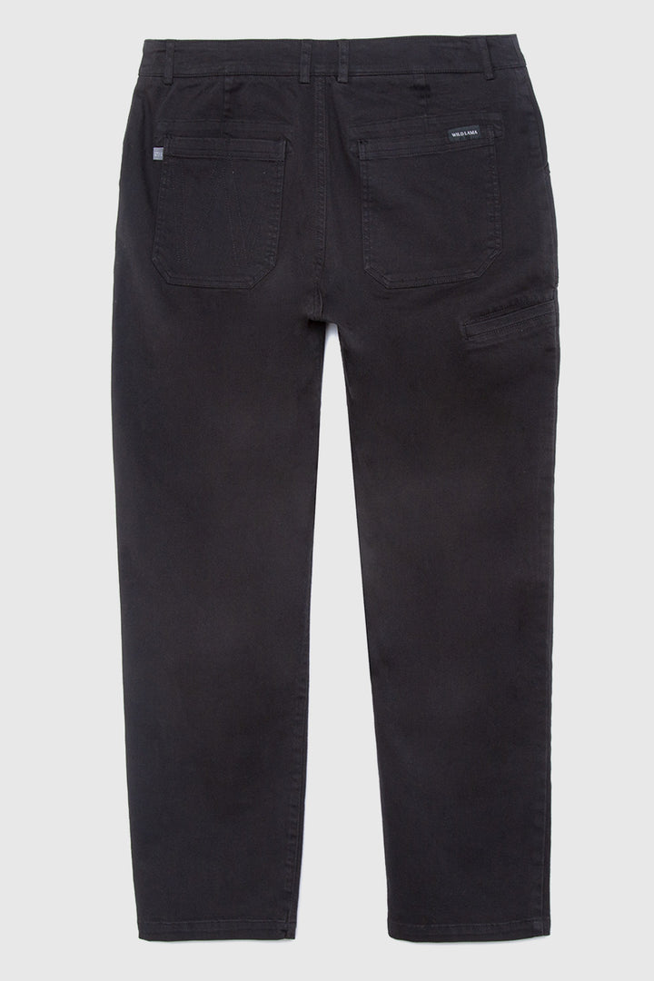 Pantalón Rea Orgánico Negro Hombre