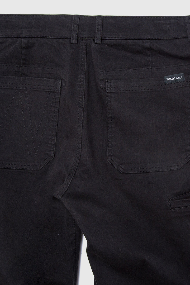 Pantalón Rea Orgánico Negro Hombre