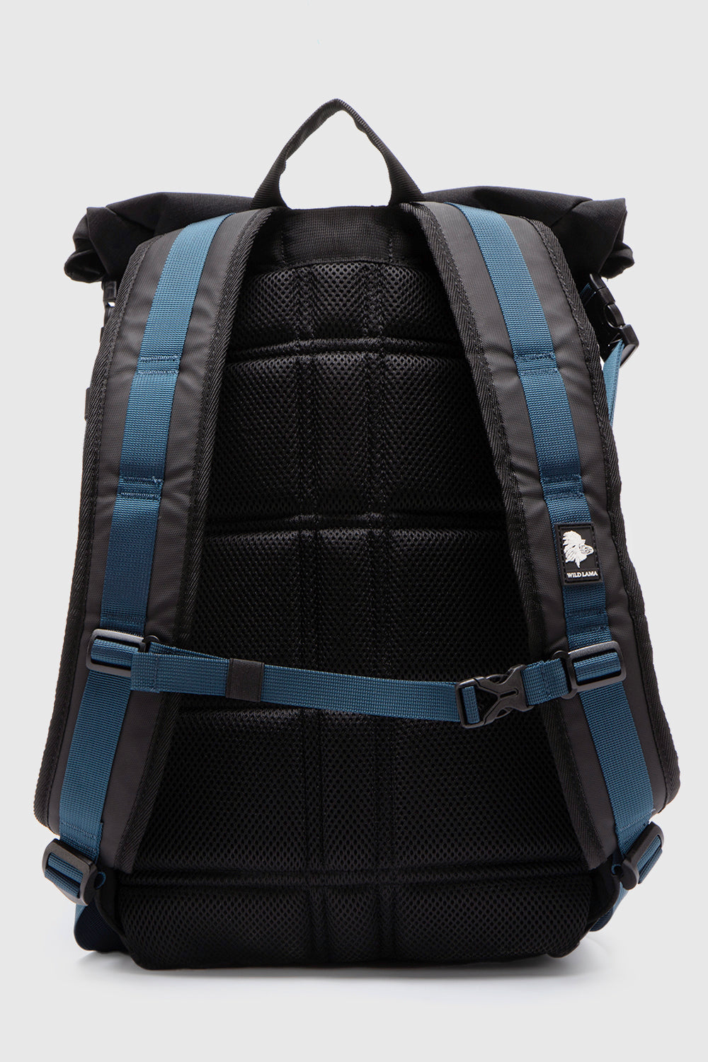 Mochila Travel Oca Reciclada Negra y Azul 27 Lts.