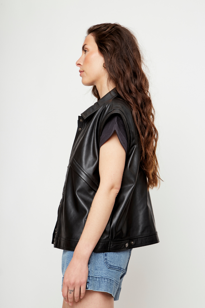 Chaqueta Raiker Reciclada Negra Mujer