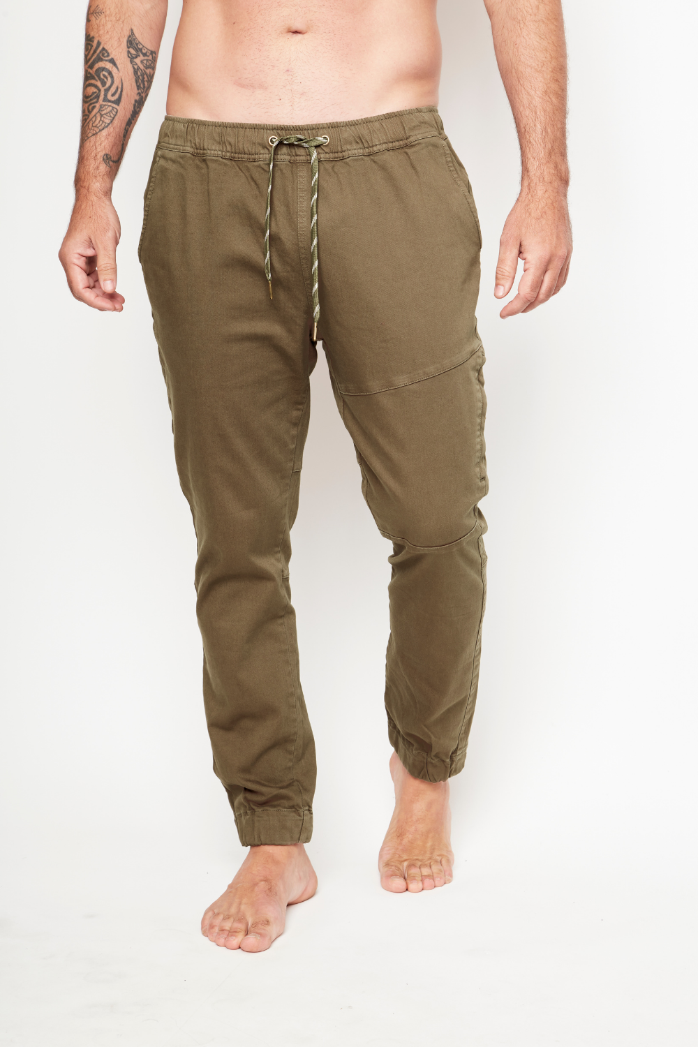 Pantalón Gres Orgánico Verde Hombre